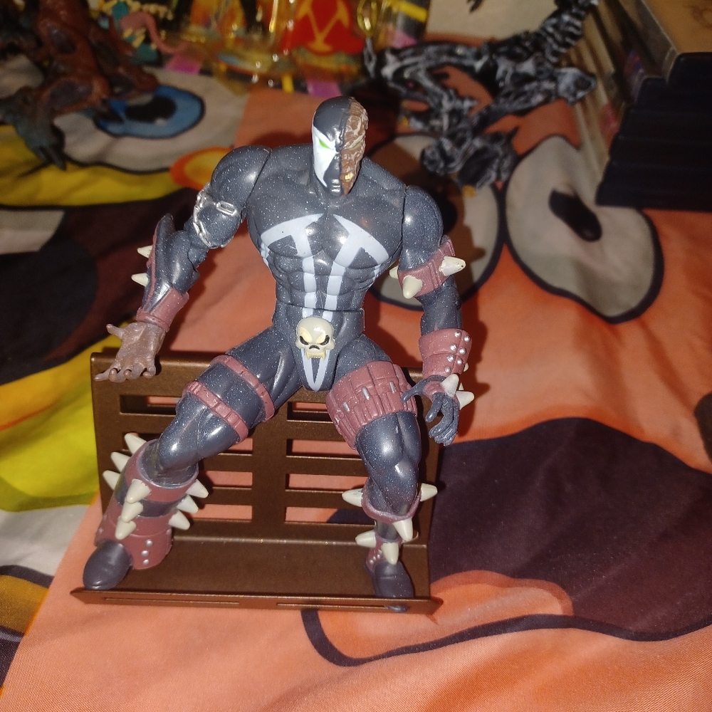 VINTAGE 1996 EXO-SKELETON SPAWN 6" ACTION FIGURE - MCFARLANE LOOSE - NO SKELETON